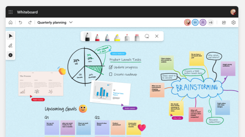 Microsoft Mesh Whiteboarding